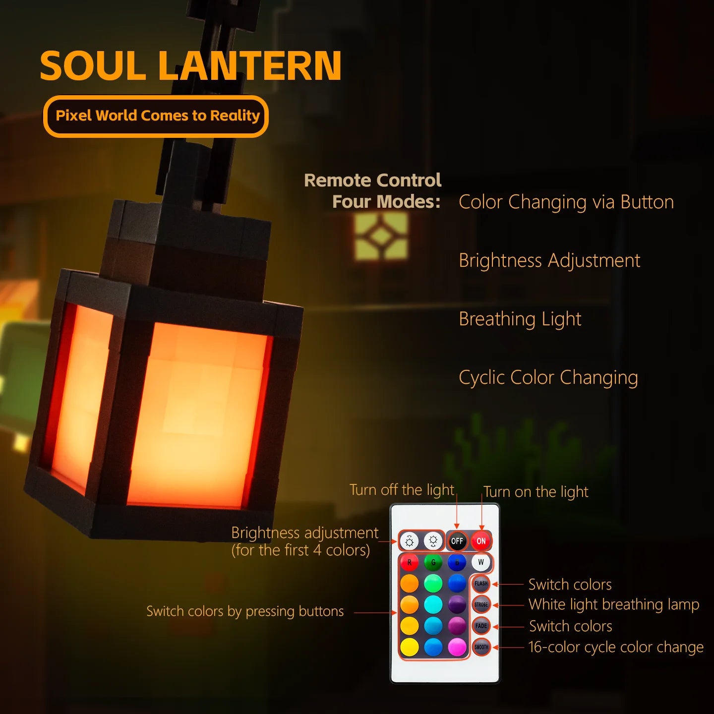 MineGlow® Minecraft Lantern